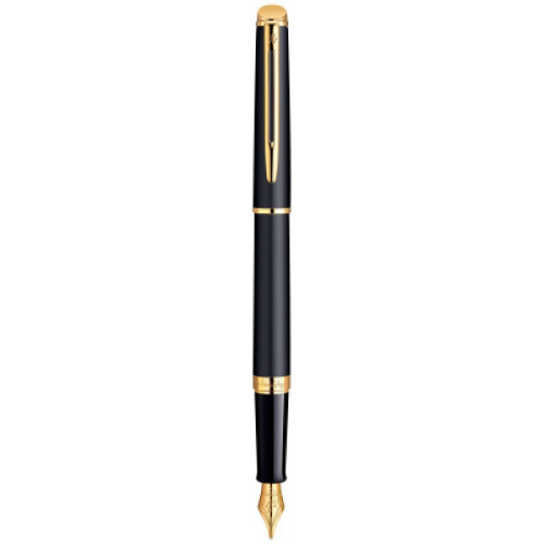 Ручка пір'яна Waterman HEMISPHERE Mаtte Black  FP F (12 003)