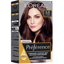 Фарба для волосся L'Oreal Paris Preference 5.21 - Глибокий світло-каштановий (3600522769224)