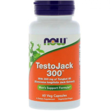 Вітамінно-мінеральний комплекс Now Foods Репродуктивне Здоров'я Чоловіків ТестоДжек, TestoJack 300, 6 (NOW-02202)