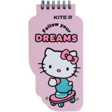Блокнот Kite на спіралі Hello Kitty 50 аркушів, нелінований (HK22-465)