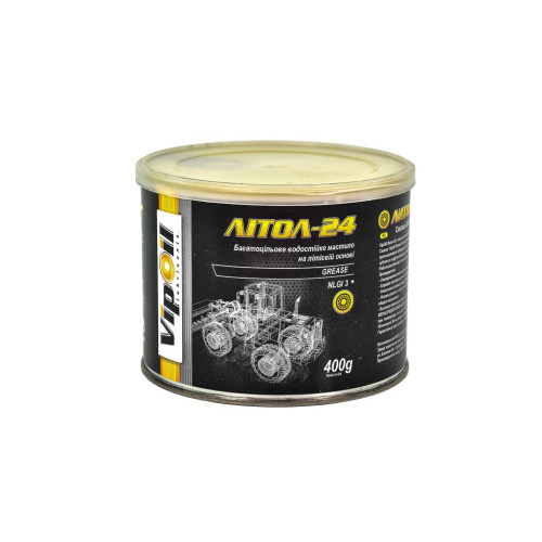 Мастило автомобільне VIPOIL VipOil Літол-24, 0,4 kg (x24) (0162875)