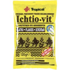 Корм для риб Tropical Ichtio-vit у пластівцях 1 л/120 г (5900469004074)