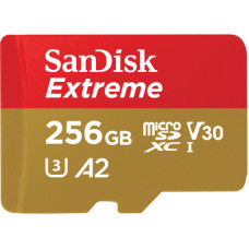 Карта пам'яті SanDisk 256GB microSD class 10 UHS-I U3 Extreme (SDSQXAV-256G-GN6MN)