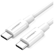 Дата кабель USB-C to USB-C 1.5m US264 18W ABS Cover White Ugreen (60519)
