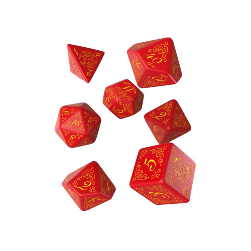 Набір кубиків для настільних ігор Q-Workshop Pathfinder Curse of the Crimson Throne Dice Set (7 шт) (SPAT23)