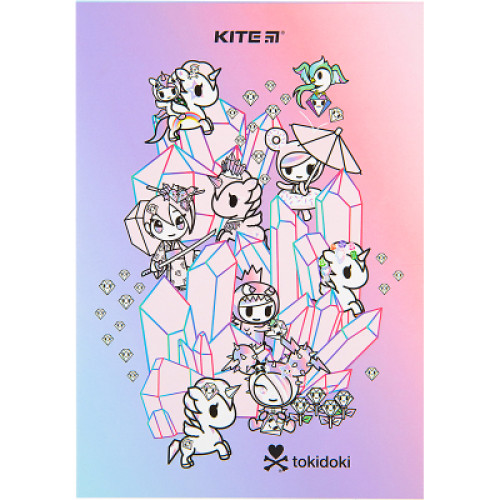 Блокнот Kite планшет tokidoki A5, 50 аркушів, клітинка (TK22-194-1)