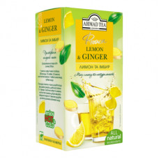 Чай Ahmad Tea трав'яний з лимоном та імбиром 20х2 г (54881016803)
