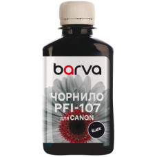 Чорнило Barva Canon PFI-102/107 180ml BK (C107-884)