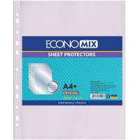 Файл Economix А4+ Crystal глянсових, 100 штук (E31102)