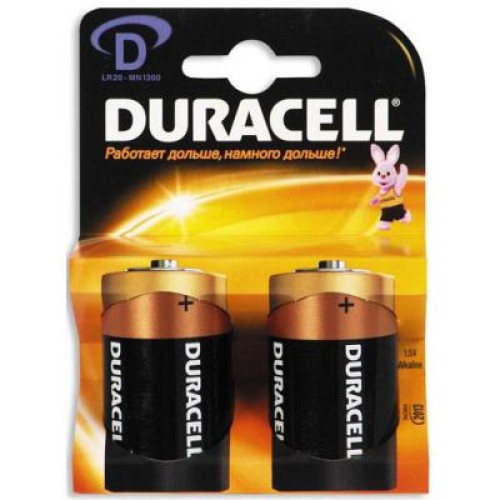 Батарейка Duracell D LR20 * 2 (5000394052512 / 81483648)