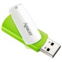 USB флеш накопичувач Apacer 16GB AH335 Green/White USB 2.0 (AP16GAH335G-1)