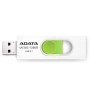 USB флеш накопичувач ADATA 128GB UV320 White/Green USB 3.1 (AUV320-128G-RWHGN)