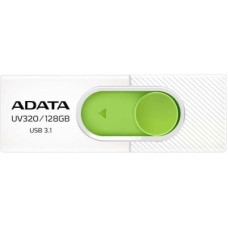USB флеш накопичувач ADATA 128GB UV320 White/Green USB 3.1 (AUV320-128G-RWHGN)