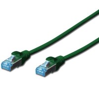 Патч-корд DIGITUS 0.5м, cat.5e, SF-UTP, AWG 26/7, green (DK-1531-005/G)