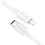 Дата кабель USB Type-C to Lightning 1.0m 3A white ColorWay (CW-CBPDCL032-WH)