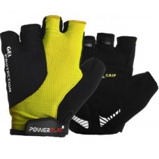 Велорукавиці PowerPlay 5028 Black/Yellow L (5028B_L_Yellow)