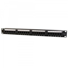 Патч-панель 19" 24xRJ-45 UTP cat.6, 1U, тип 110 Cablexpert (NPP-C624CM-001)