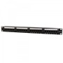 Патч-панель 19" 24xRJ-45 UTP cat.6, 1U, тип 110 Cablexpert (NPP-C624CM-001)