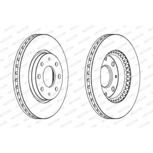Гальмівний диск FERODO DDF1528