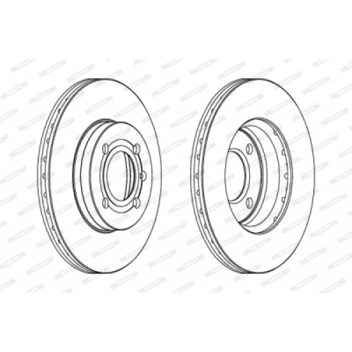 Гальмівний диск FERODO DDF207