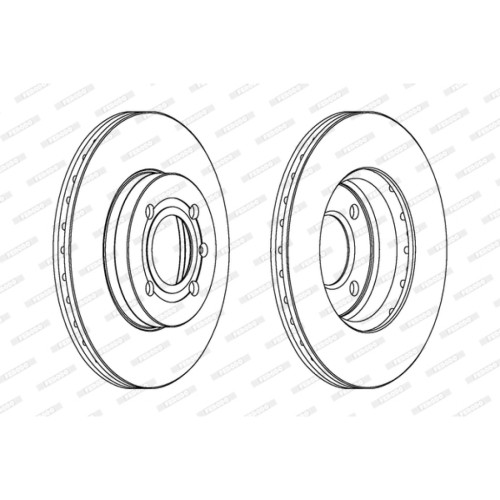 Гальмівний диск FERODO DDF207