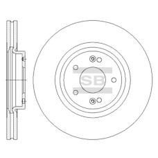 Гальмівний диск HI-Q SD1075