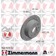 Гальмівний диск ZIMMERMANN 150.1129.52