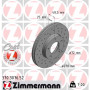 Гальмівний диск ZIMMERMANN 370.3076.52