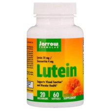 Антиоксидант Jarrow Formulas Лютеїн, 20 мг, Lutein, 60 желатинових капсул (JRW-12025)