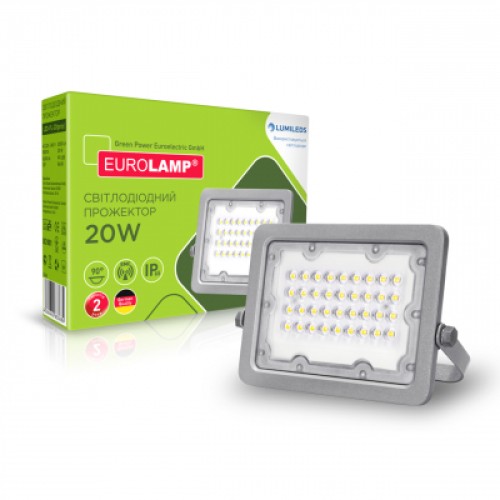 Прожектор Eurolamp LED SMD 20W 5000К (LED-FL-20(gray))