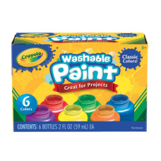 Фарби для малювання Crayola Classic washable 6 шт (54-1204)
