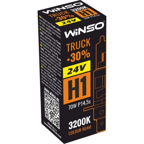 Автолампа WINSO H1 TRUCK +30 70W (724100)