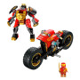 Конструктор LEGO Ninjago Робот-вершник Кая EVO 312 деталей (71783)