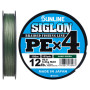 Шнур Sunline Siglon PE н4 150m 0.8/0.153mm 12lb/6.0kg Dark Green (1658.09.18)