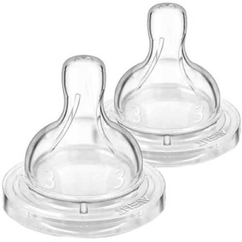 Соска Philips AVENT Анти-Колік, середній потік 3+ міс 2 шт (SCY763/02)