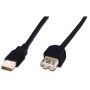 Дата кабель USB 2.0 AM/AF 3.0m Digitus (AK-300200-030-S)