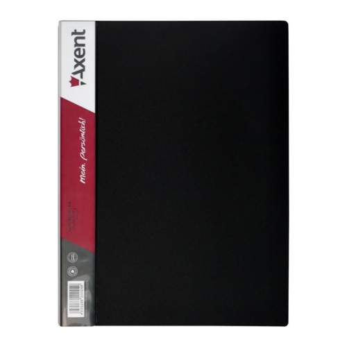 Папка з файлами Axent 30 sheet protectors, black (1030-01-А)