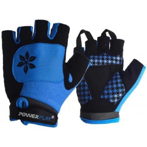 Велорукавиці PowerPlay Women 5284 Blue S (5284D_S_Blue)