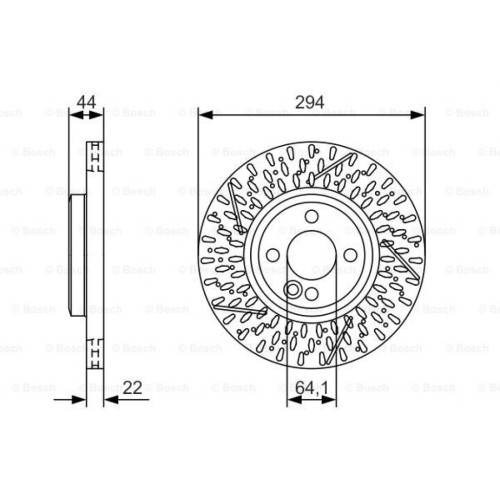 Гальмівний диск Bosch 0 986 479 A69