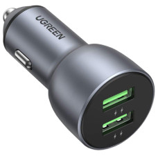 Зарядний пристрій Ugreen CD213 36W 2xUSB QC 3.0 3A Car Charger (Dark Blue) (10144)