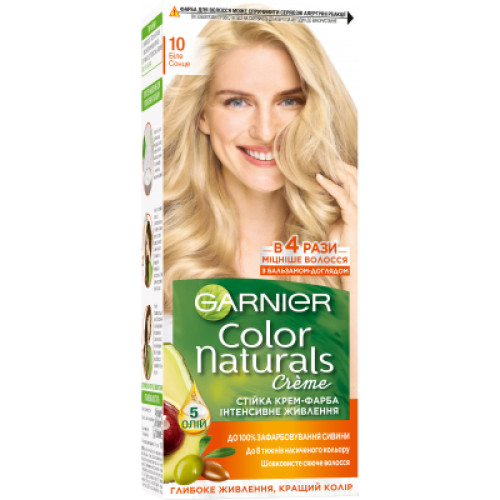 Фарба для волосся Garnier Color Naturals 10 Біле сонце 110 мл (3600540676795)