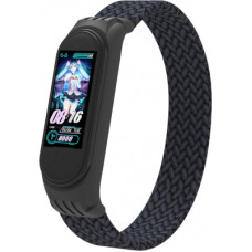 Ремінець до фітнес браслета Armorstandart Braided Solo Loop для Xiaomi Mi Band 4/5/6 Charcoal size L (ARM58759)