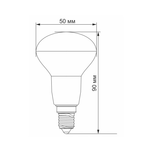 Лампочка TITANUM R50 6W E14 4100K (TLR5006144)