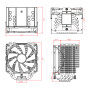 Кулер до процесора ID-Cooling SE-226-XT Black