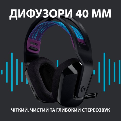 Навушники Logitech G535 Lightspeed Wireless Gaming Headset Black (981-000972)