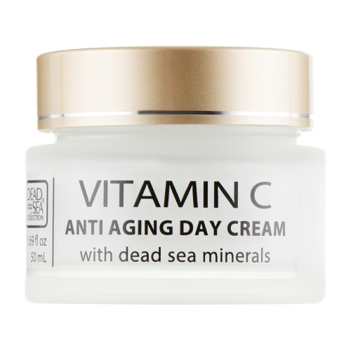 Крем для обличчя Dead Sea Collection Vitamin C Day Cream денний проти зморшок 50 мл (830668009547)