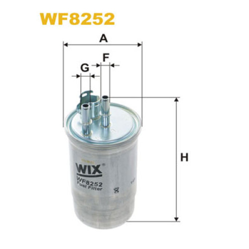 Фільтр паливний Wixfiltron WF8252