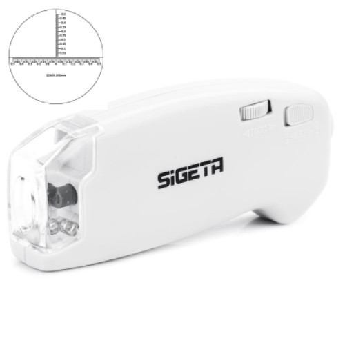 Мікроскоп Sigeta MicroGlass 150x R/T (зі шкалою) (65140)