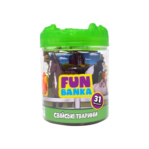 Ігровий набір Fun Banka Свійські тварини (320386-UA)