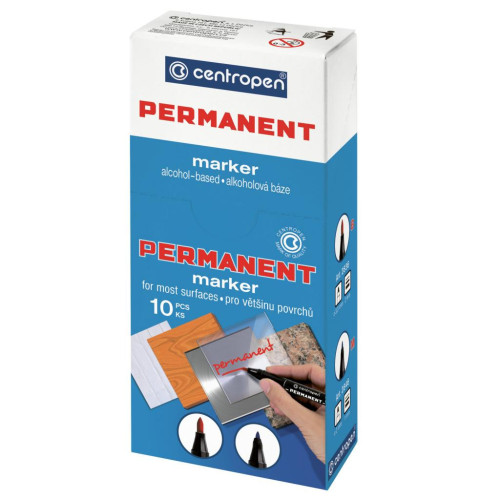 Маркер Centropen Permanent 2846 1 мм brown (2846/07)